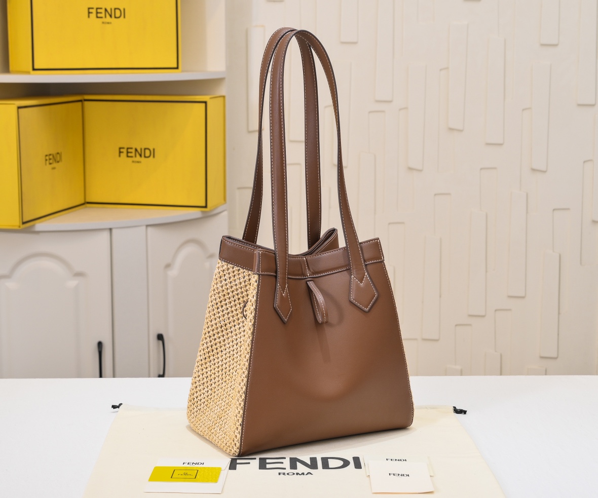 FENDI Origami Classic Monogram Folding Bag 6654