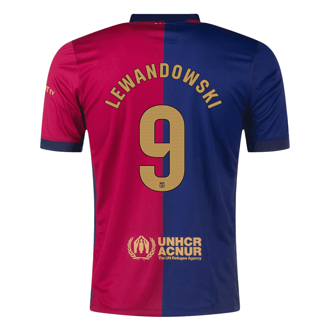 LEWANDOWSKI #9 Barcelona Home Football Shirt 2024/25