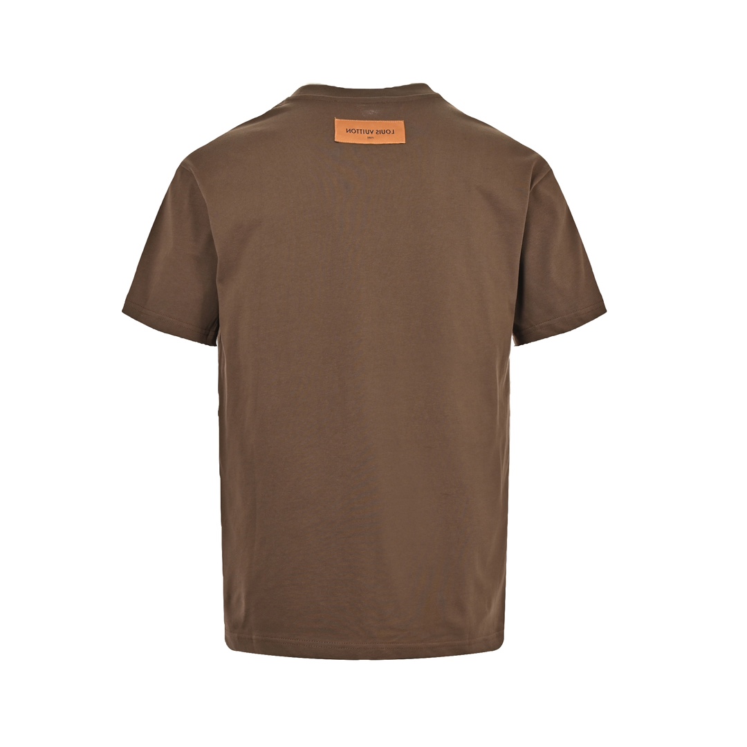 Louis Vuitton 24ss pocket monogram embossed short sleeve