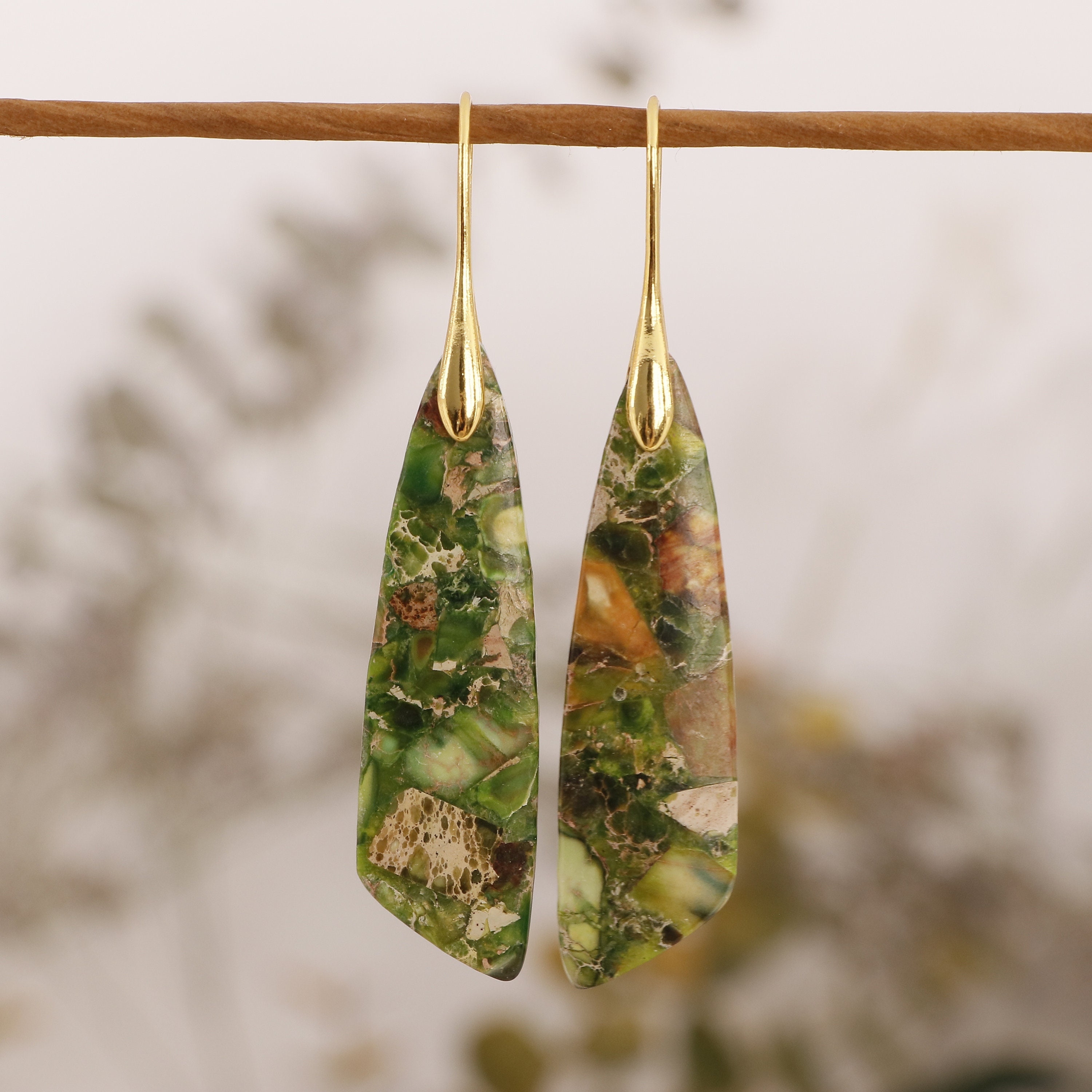 Sea Sediment Drop Earrings