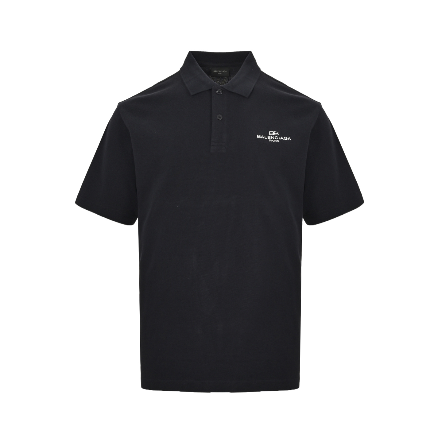 Balenciaga 25ss lock logo embroidered Polo short sleeve