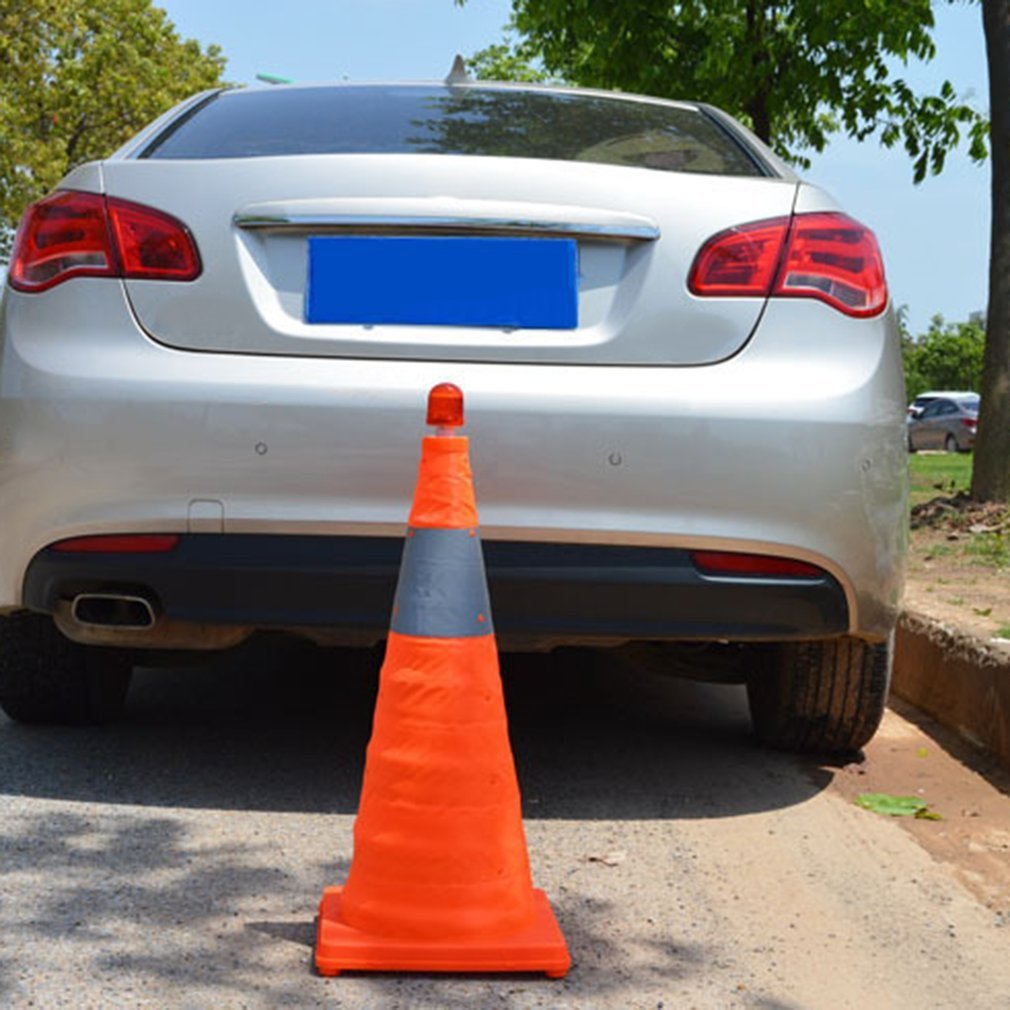 (🌲XMAS SALE - 50% OFF)Foldable Traffic Reflective Safety Cone with LED Lights-🔥Buy 2 Get 10%OFF Today🔥