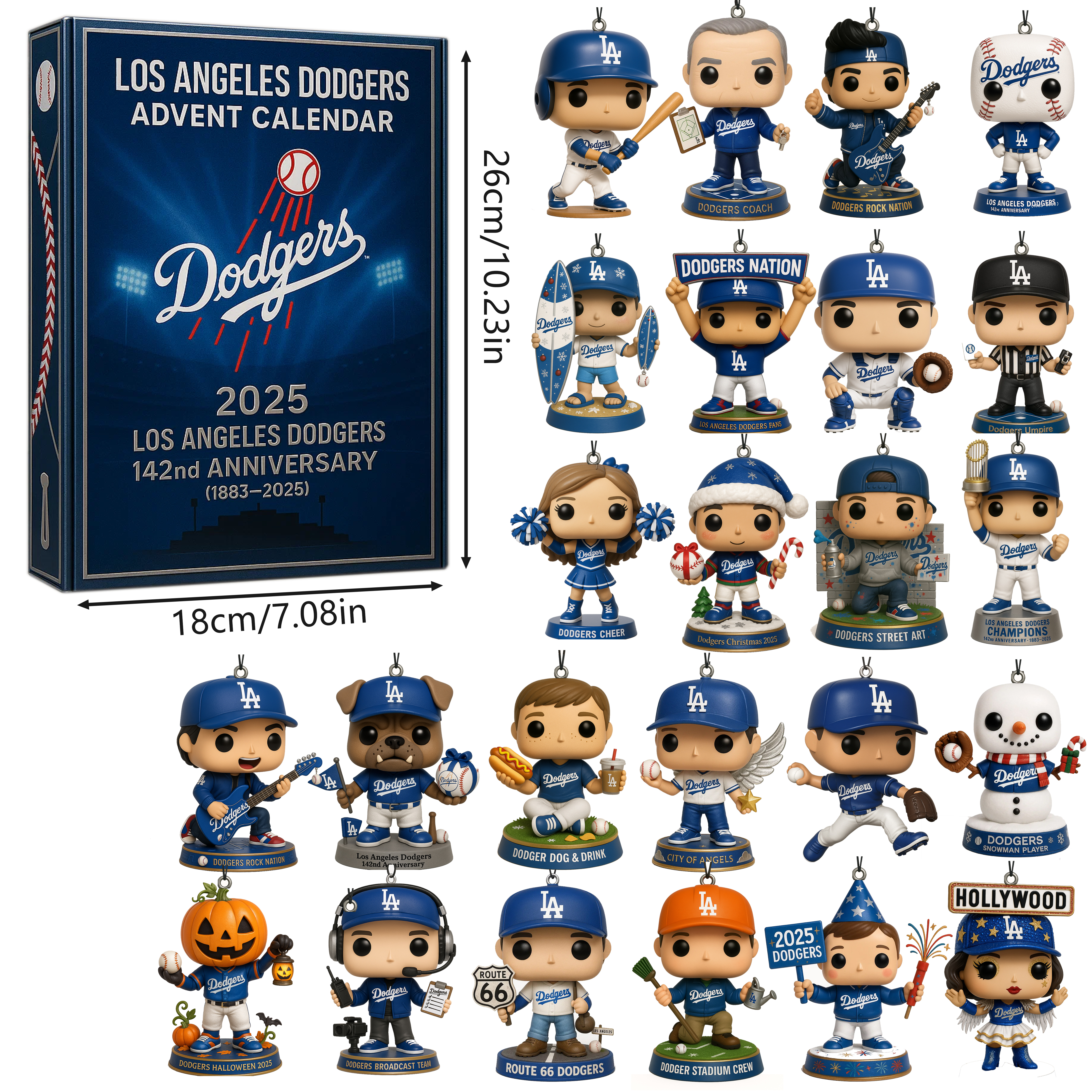 Los Angeles Dodgers 142nd Anniversary Advent Calendar 2025