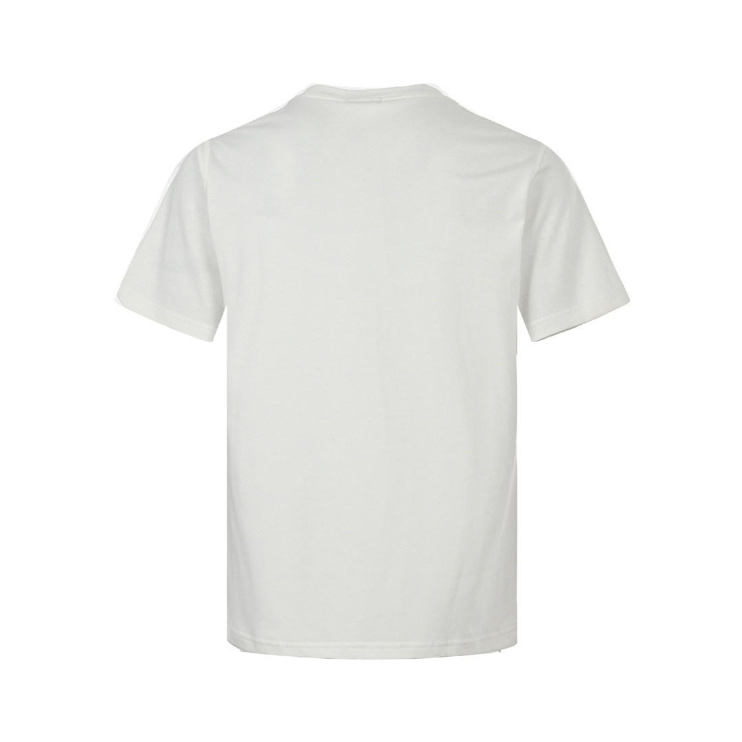 Dior 22ss embroidered floral lettering short sleeve
