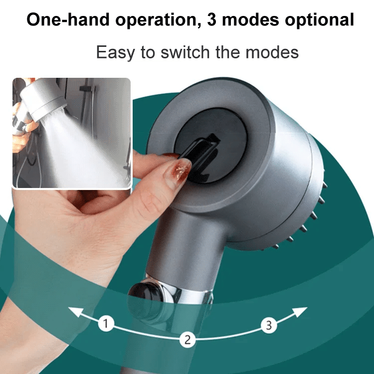 Multifunctional Shower Massage Skin Beautifying Shower Head