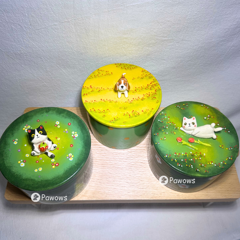 Custom Pet's Figure Ceramic Urn-Aesthetic
