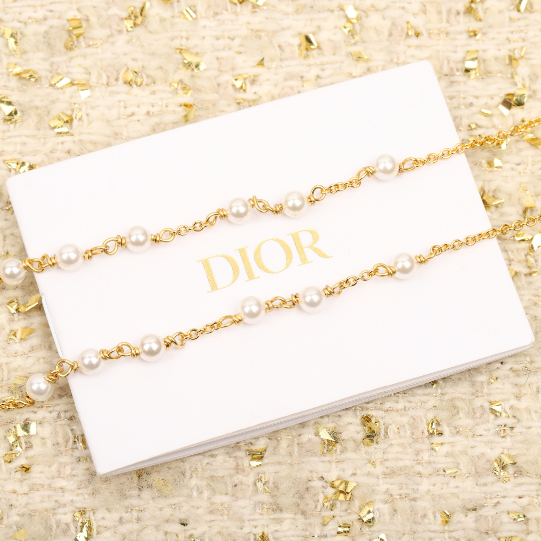 Dior CD Pearl Necklace