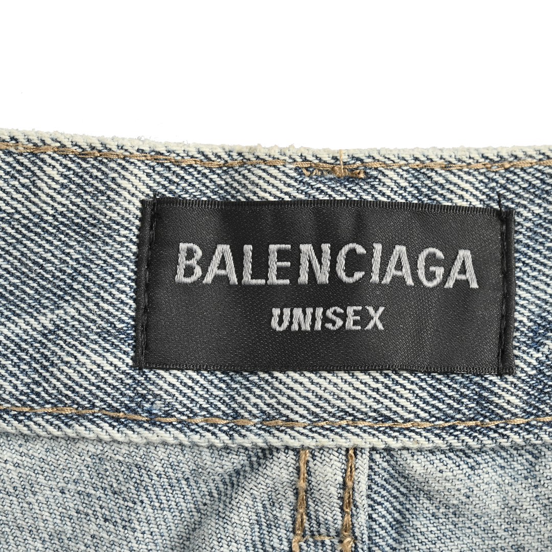 Balenciaga Ice Blue Bootcut Jeans