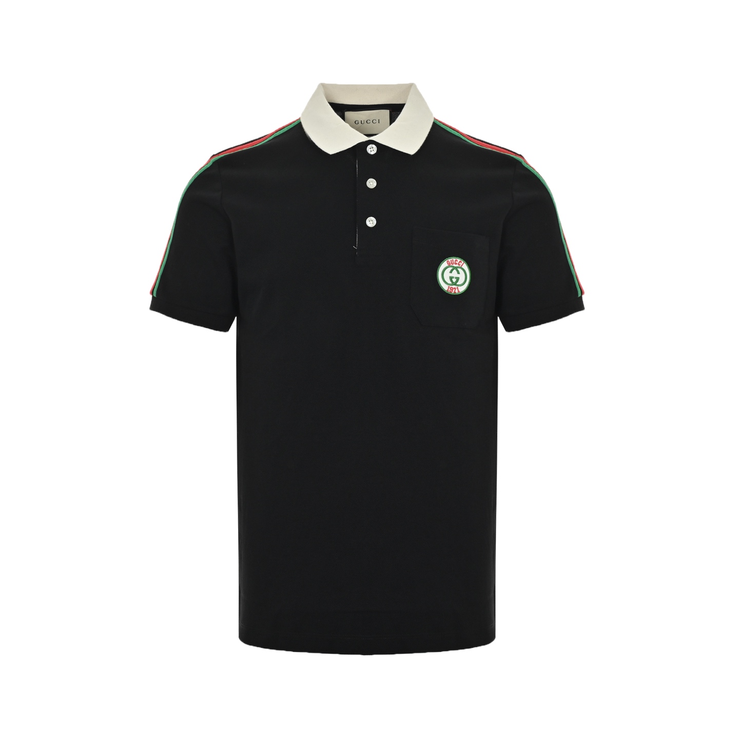 Gucci red and green striped 1921 limited edition Polo short sleeve