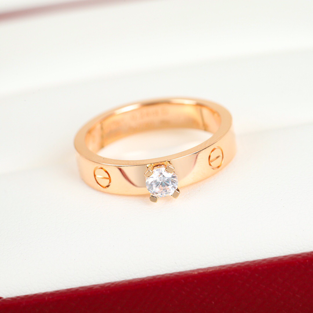 Cartier classic love screw ring