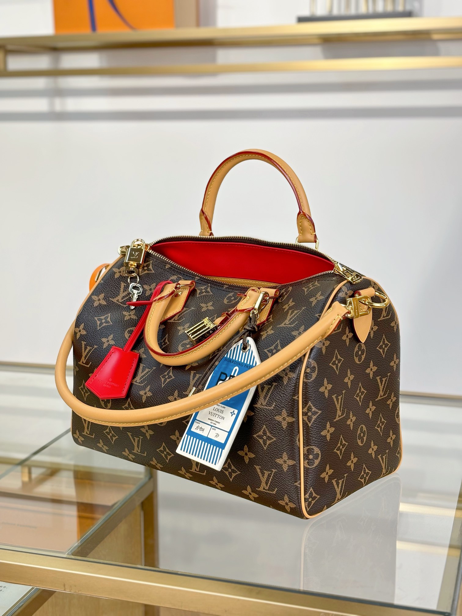 Louis Vuitton SPEEDY SOFT 30 DARK Handbag M11945