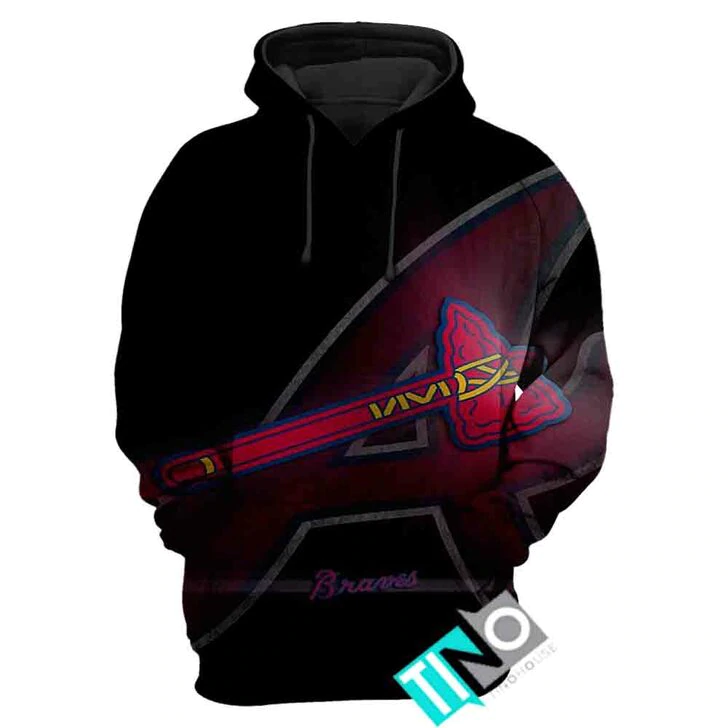 ATLANTA BRAVES 3D CASUAL HOODIE 103