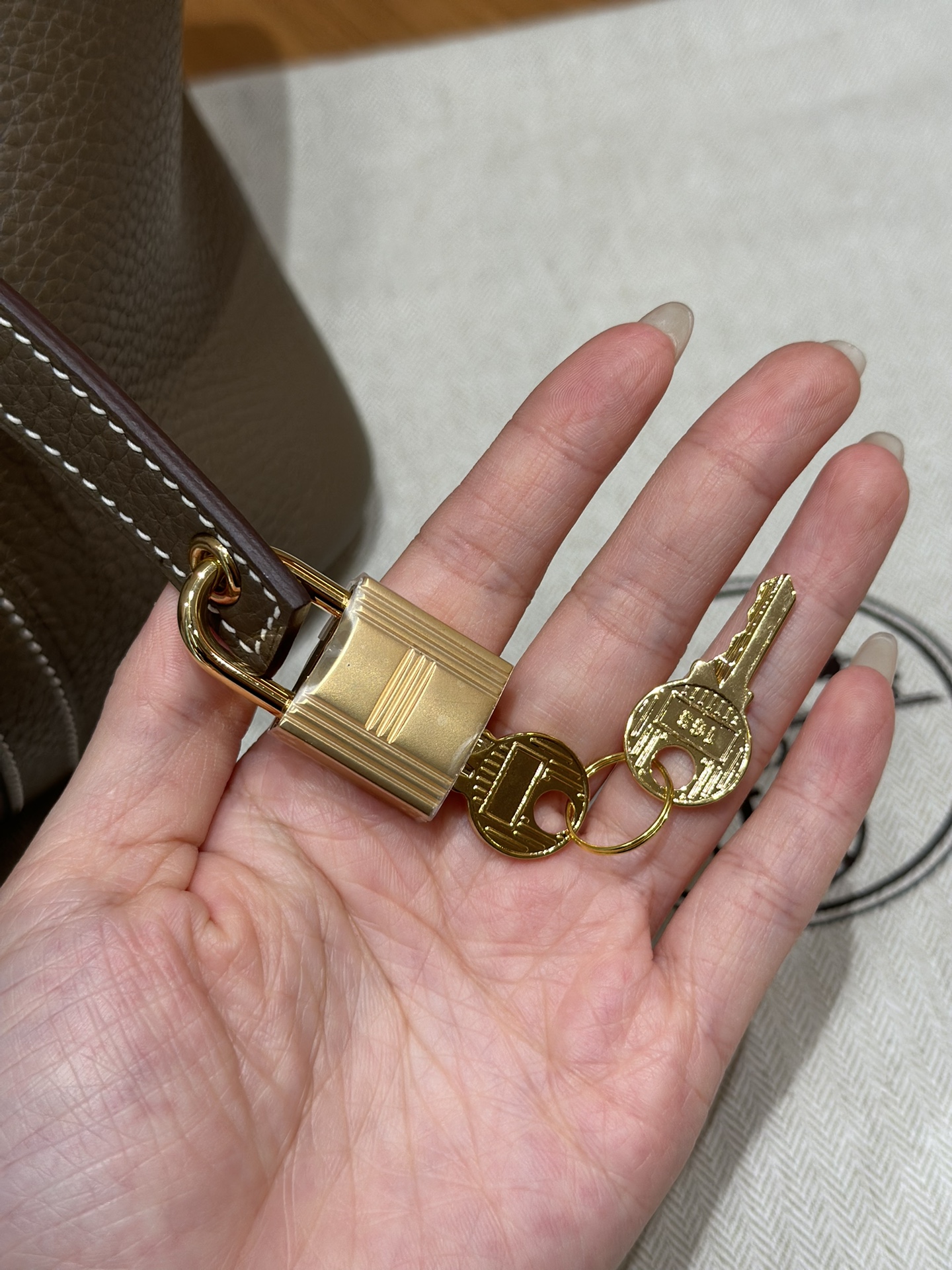 Hermès Picotin lo 18Etoupe handbag (handmade to order)