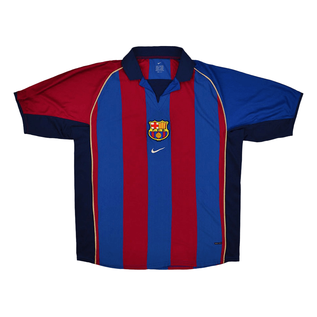 Barcelona Retro Home Football Shirt 2001/02 | Best Football Store