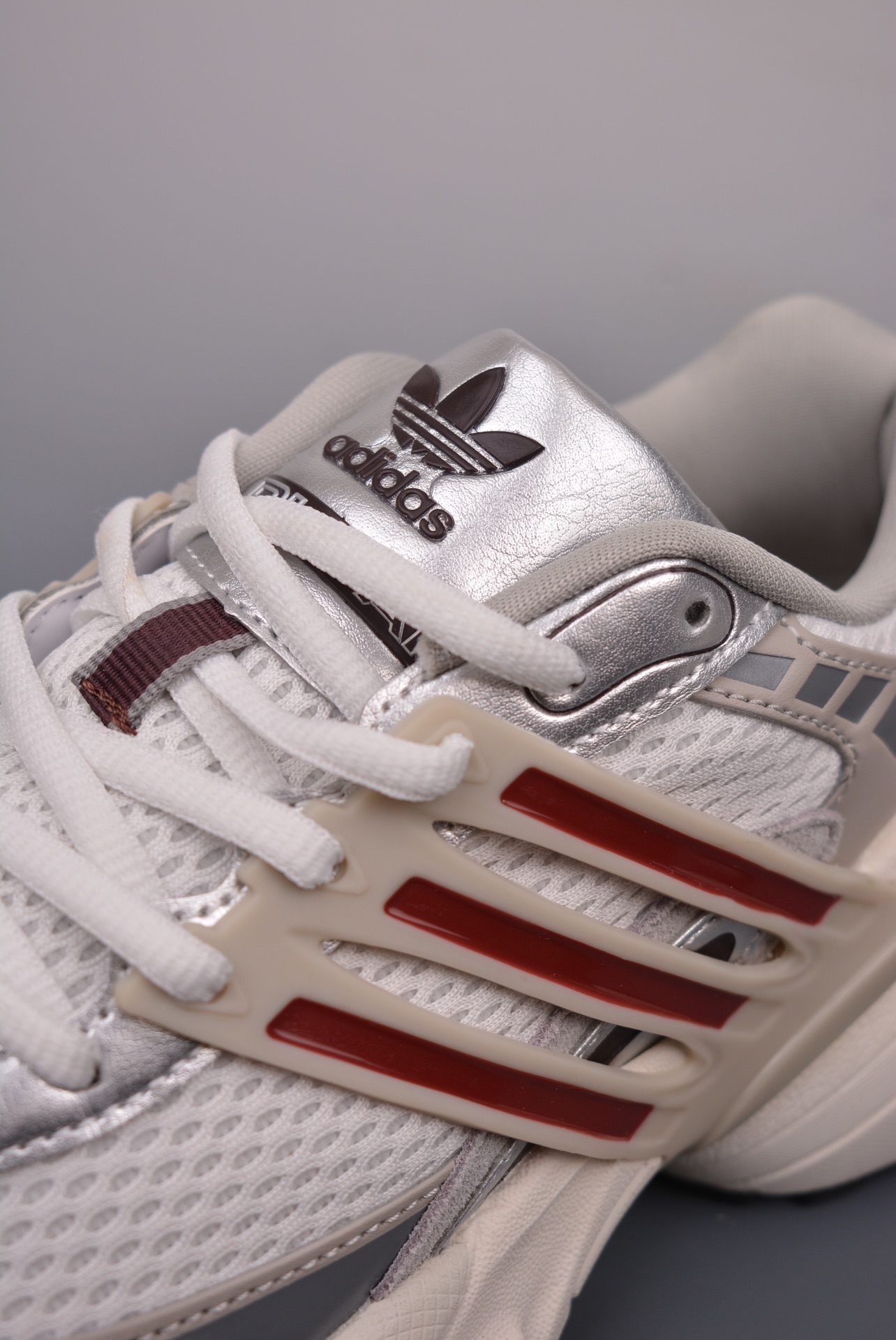 Adidas Adistar XLG White Silver Gray Wine Red IH3382