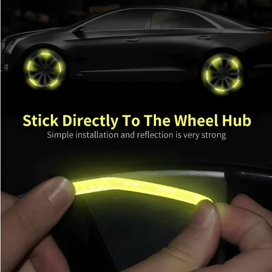 Car Wheel Hub Stickers