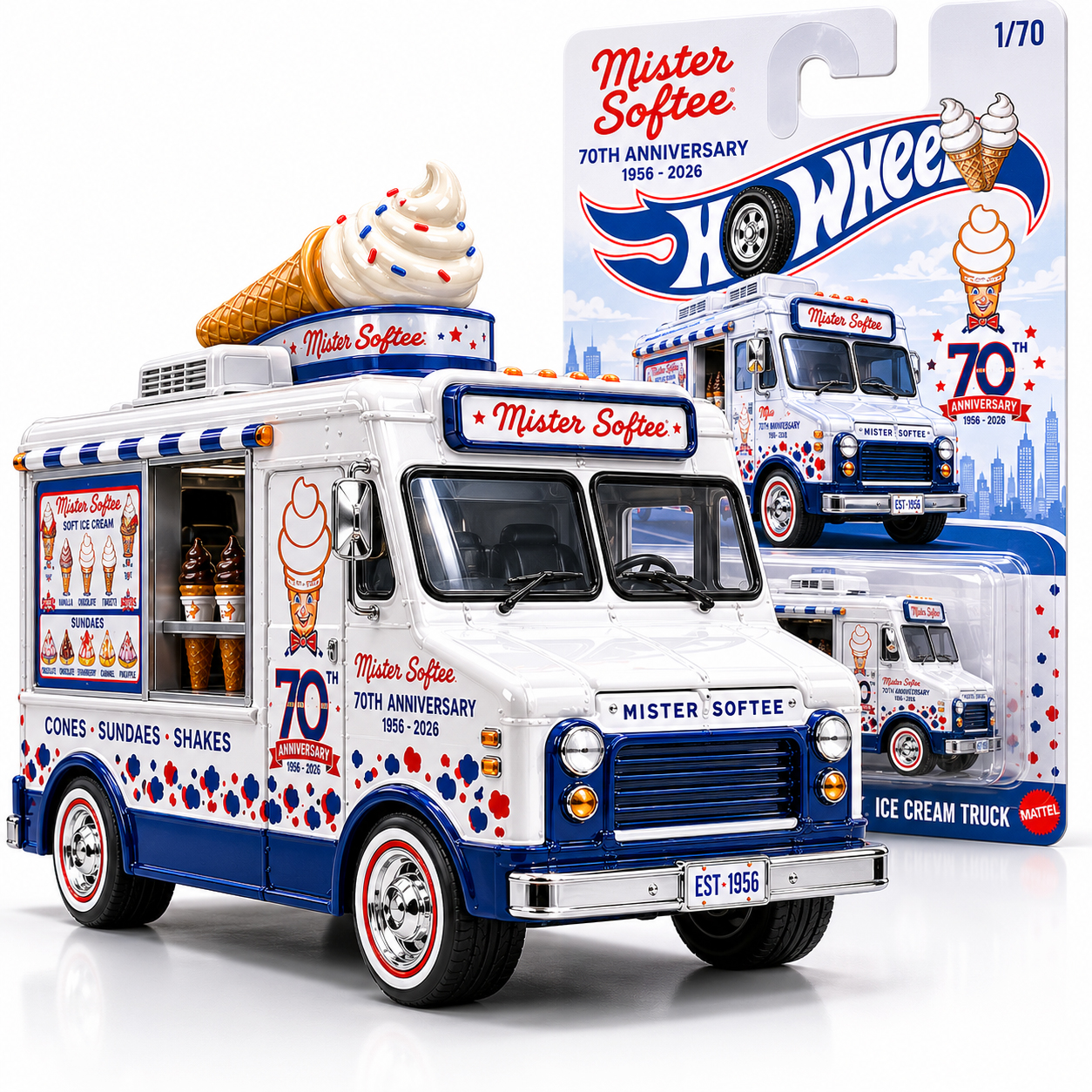 Mister Softee 70th Anniversary Collectible Edition Ice Cream Truck