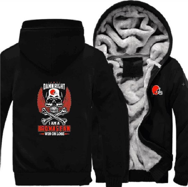CLEVELAND BROWNS WINTER HOODIE