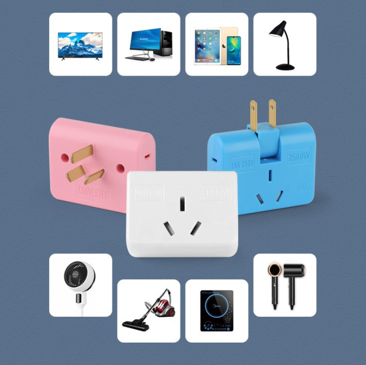 (💥Last Day Promotions-50% OFF)-Upgrade 3 in 1 Rotatable Socket Converter-BUY 5 GET 3 FREE & FREE SHIPPING