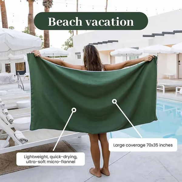 ✨Summer Hacks✨Outdoor Magnetic Beach Towel