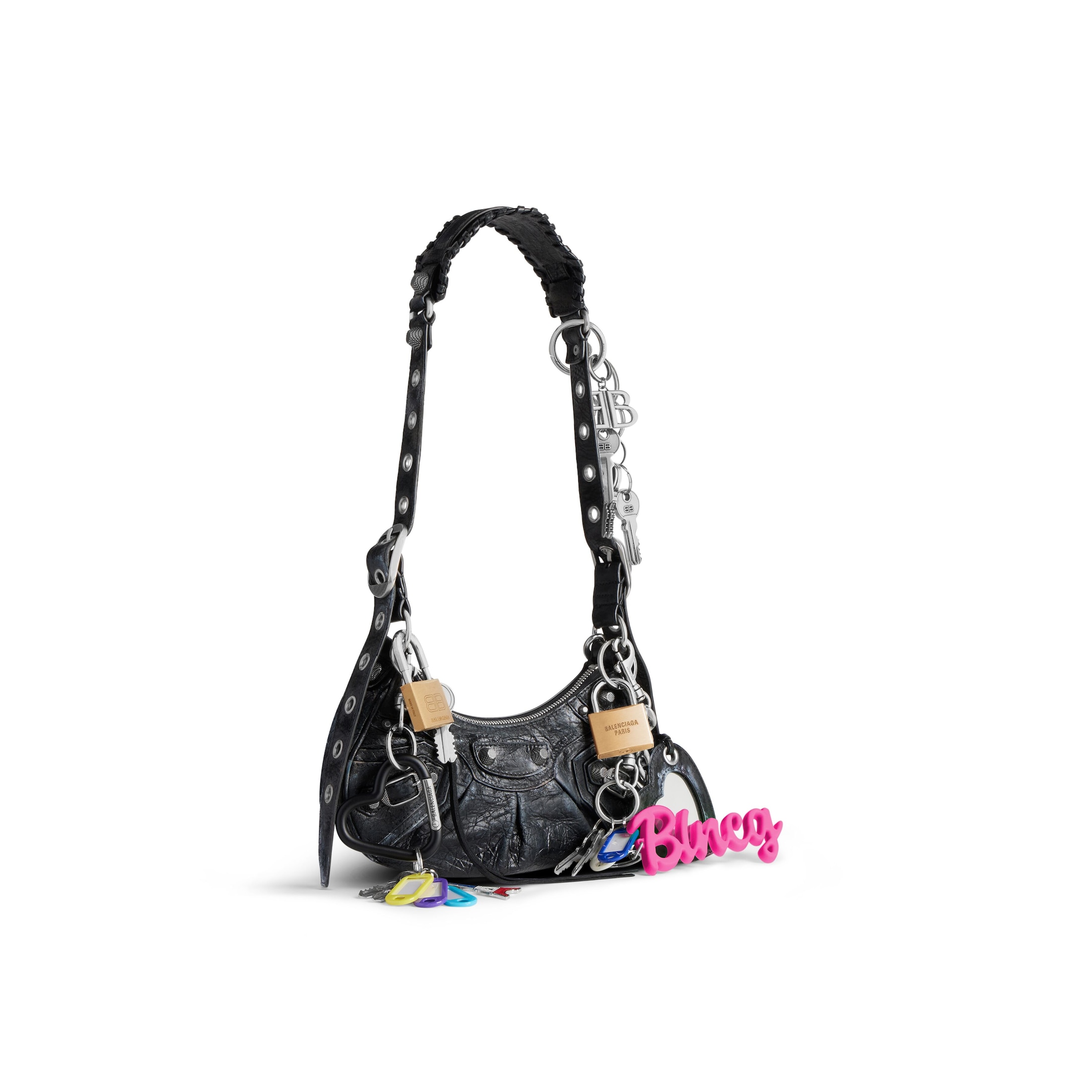Balenciaga Le Cagole Shoulder Bag Xs With Charms6713092AA7A1000