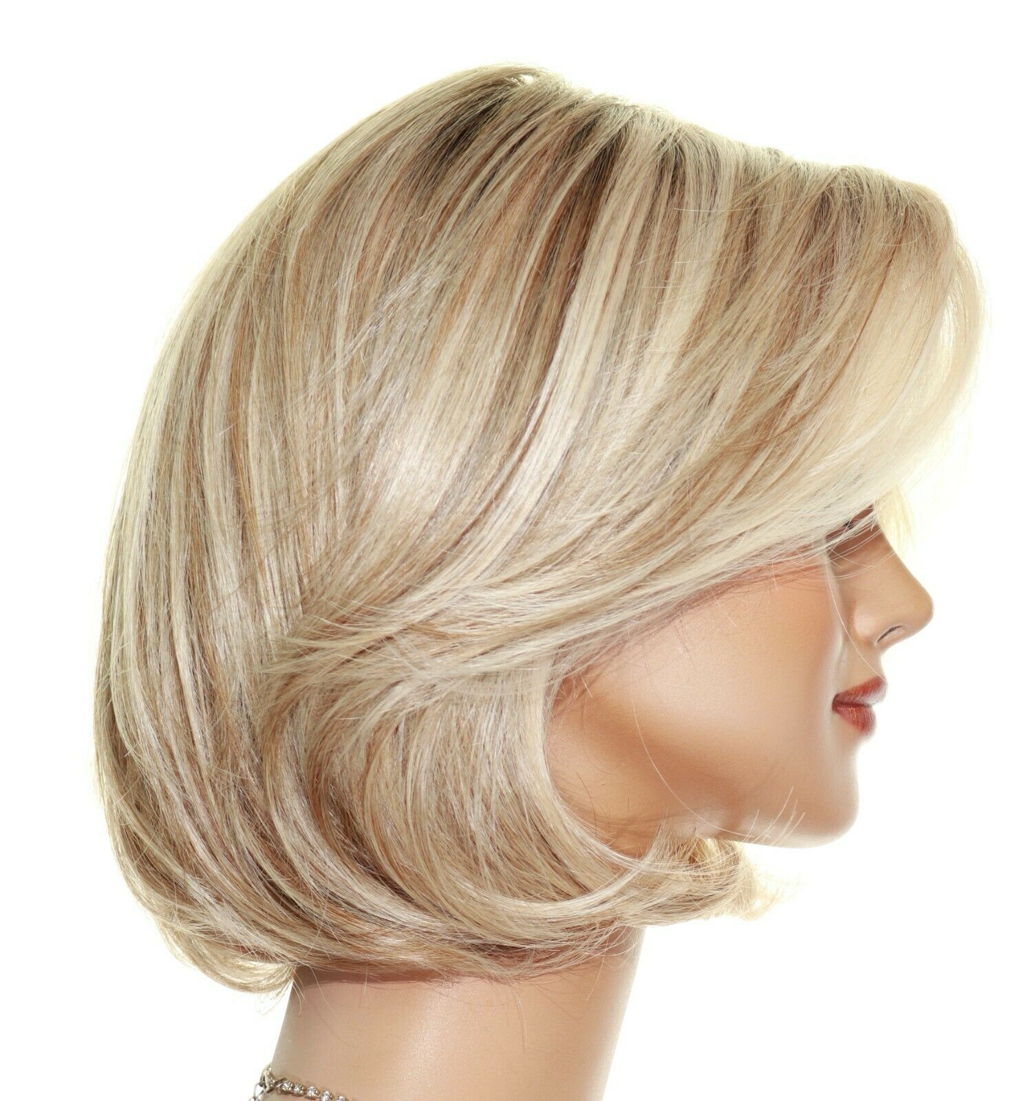 Chin Length Straight Monofilament Remy H10