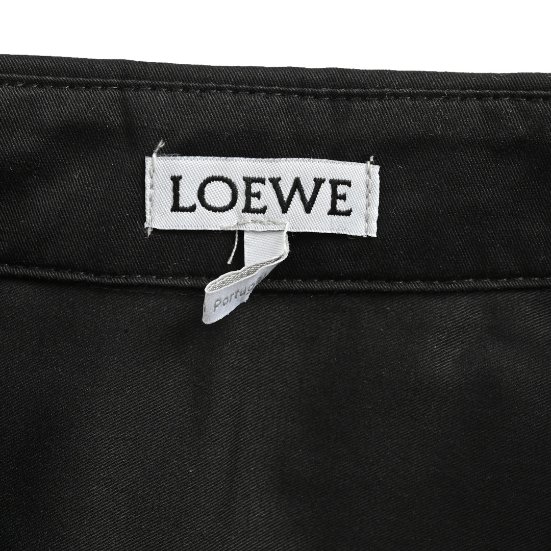 Loewe 24Fw tricolor embroidered shirt