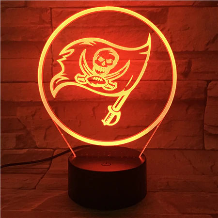 TAMPA BAY BUCCANEERS 3D LED LIGHT LAMP