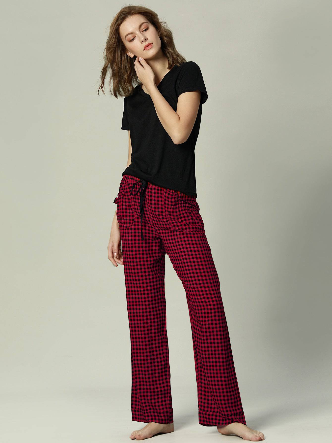 Suit Women Clothing Short-Sleeved Trousers Two-Piece Suit for Women