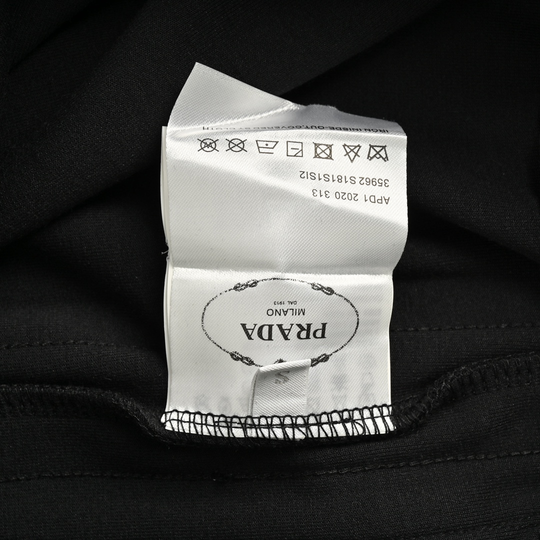 Prada 24Fw triangle logo side webbing suit trousers