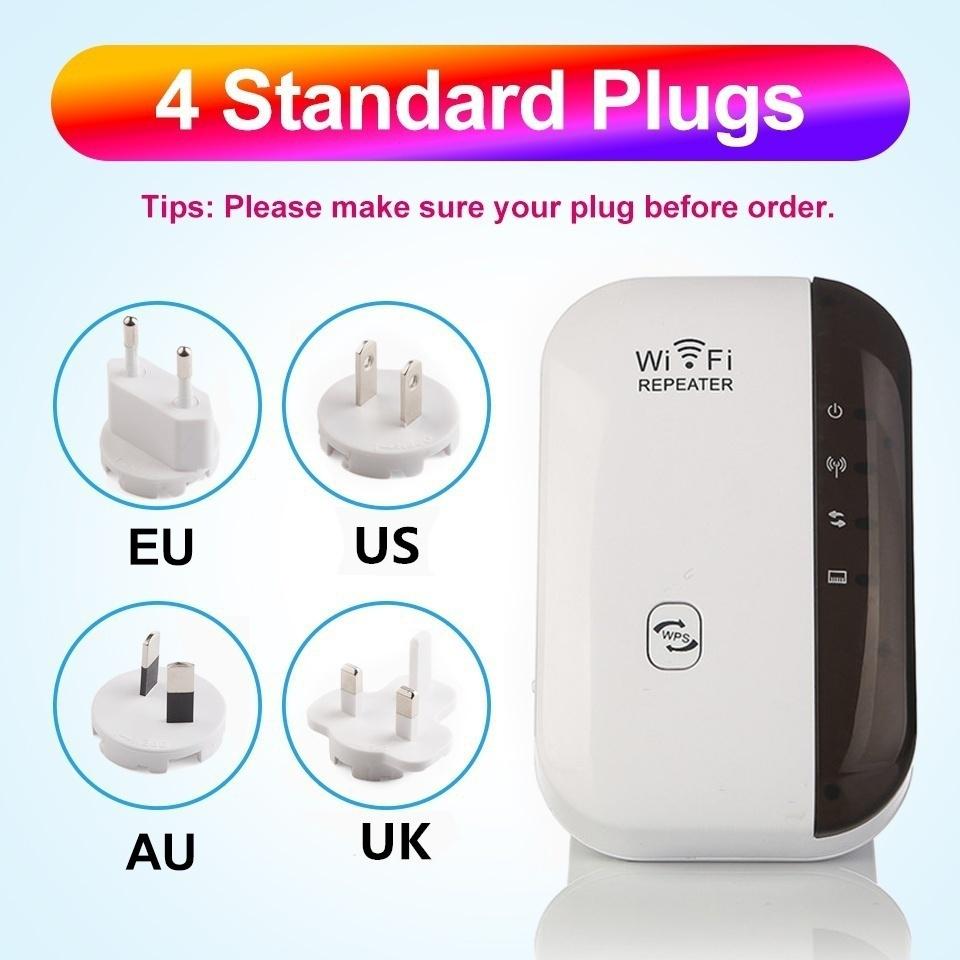 WiFi Signal Boosted To 300Mbps - Long Range Wireless Repeater Access Point