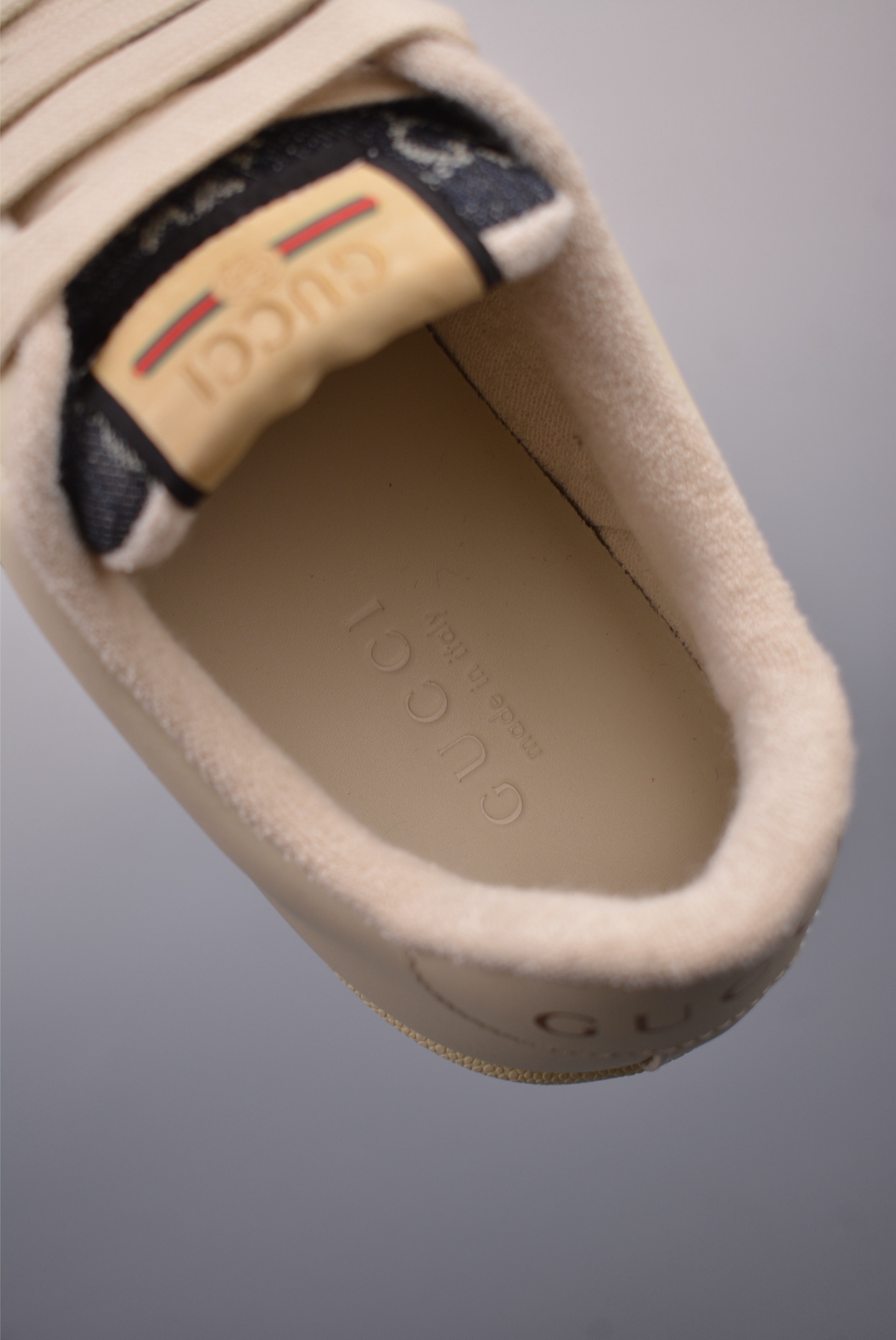 Gucci Screener GG Sneaker Low Off-White Blue Denim