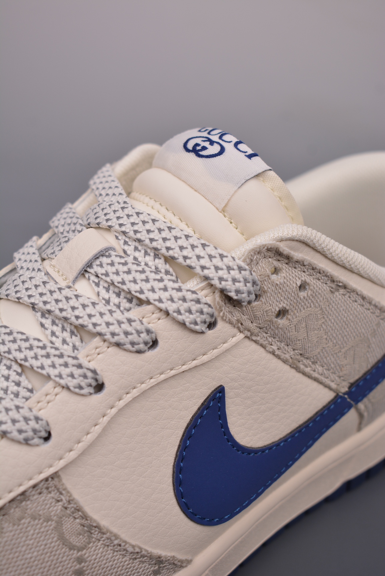 Gucci x Nike SB Dunk Low Esquisite Gucci white gray blue XX2025-801