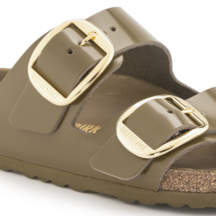 Arizona Big Buckle Natural Leather Patent B-83965