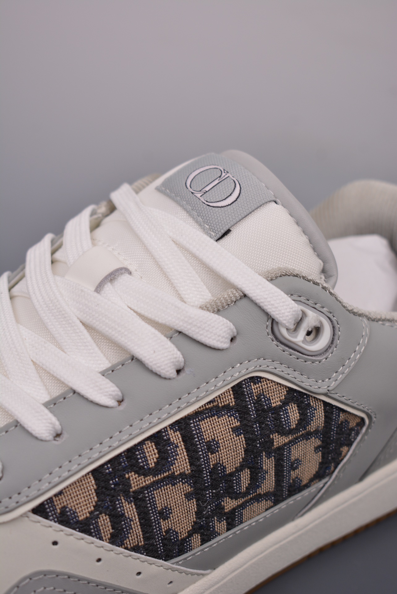 Dior B27 Oblique Galaxy Low Top Sneakers Grey