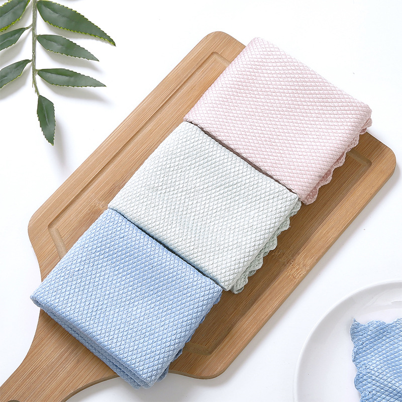 (🔥CLEARANCE SALE NOW-48% OFF)Fish Scale Microfiber Cleaning Cloth(BUY 5 GET 3 FREE & FREE SHIPPING)