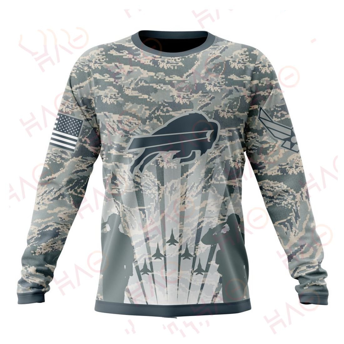 BUFFALO BILLS 3D HOODIE US AIR FORCE
