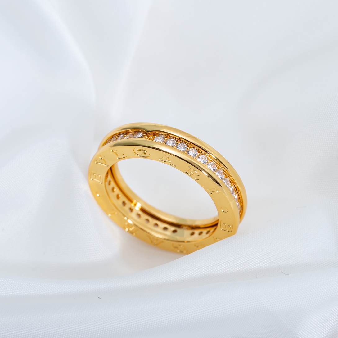 Bulgari zero single ring with diamond ring