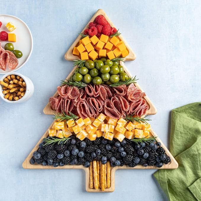 🔥CHRISTMAS ON SALE🔥Christmas Large Wooden Charcuterie Board