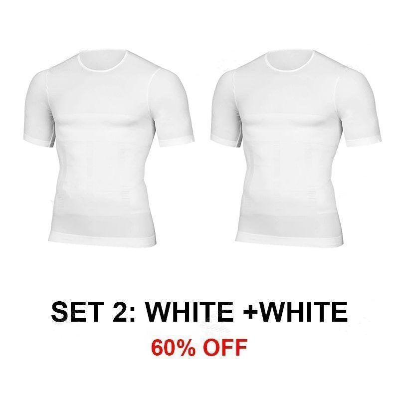 Men's Body Shaper Compression Workout T-shirt
