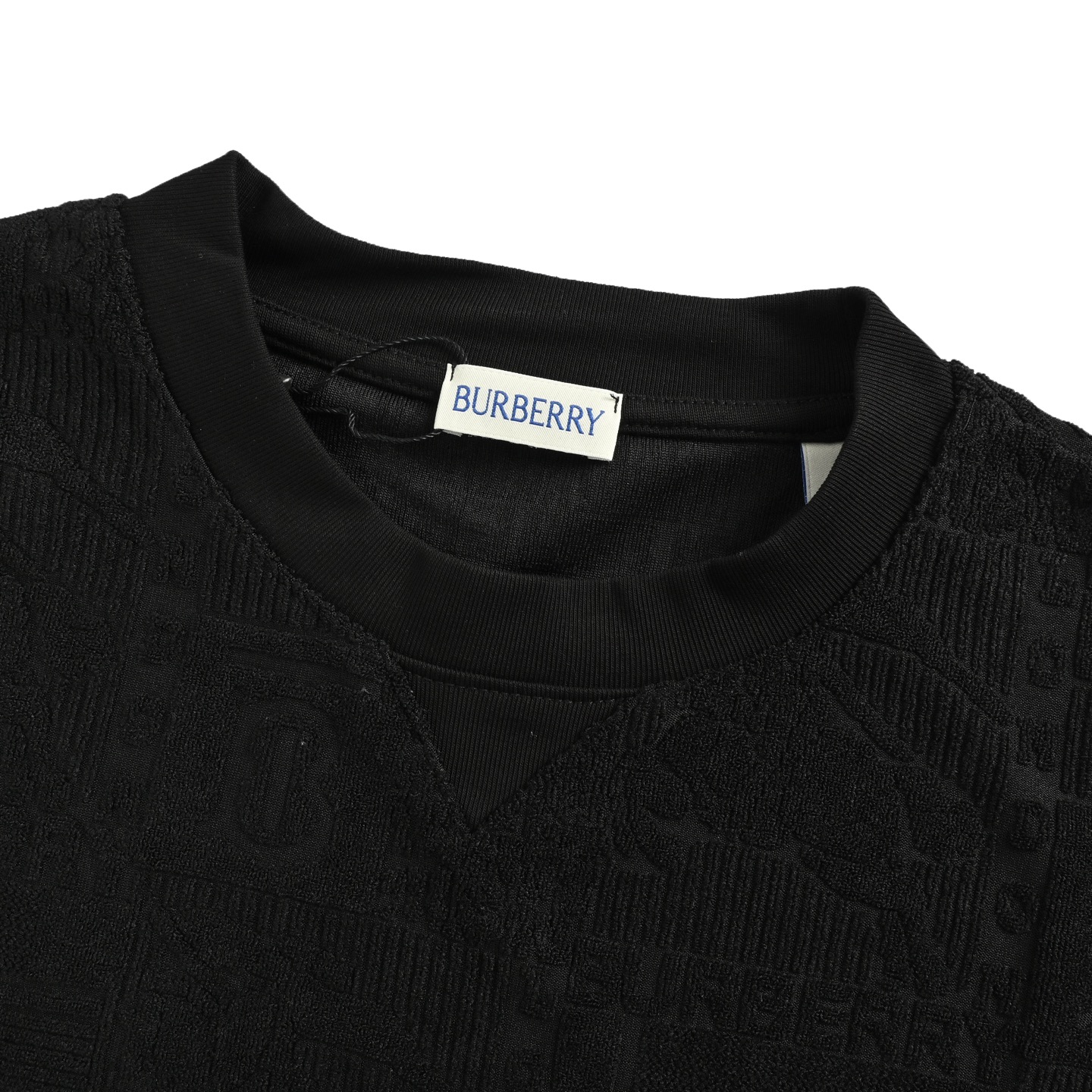 Burberry 25ss dark pattern TB warhorse towel jacquard short sleeve