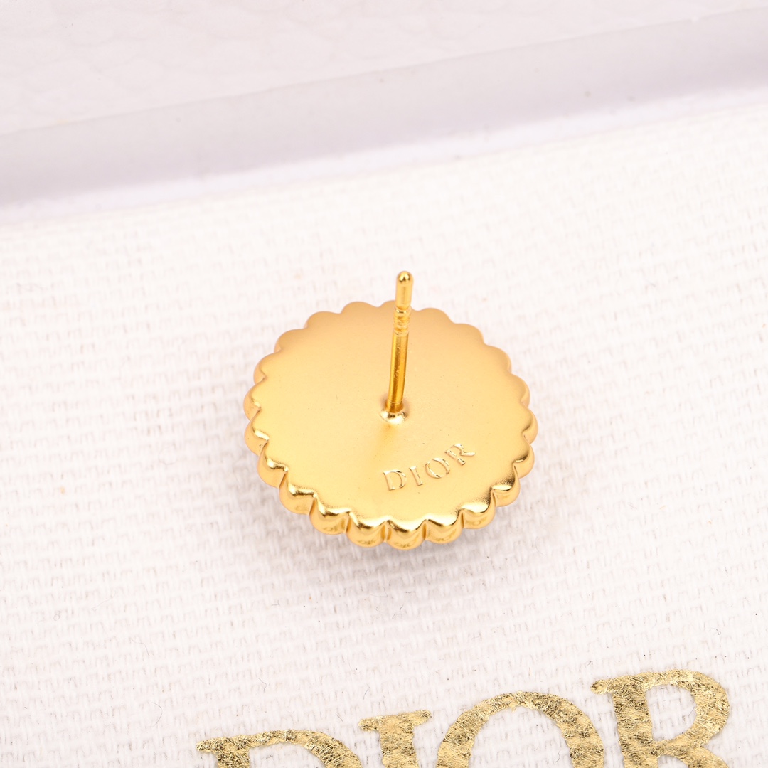 Dior glass bead earrings