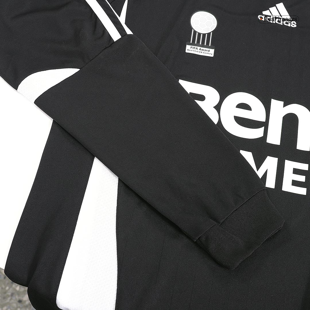 Retro Madrid Away Long Sleeve Football Shirt 2006/07