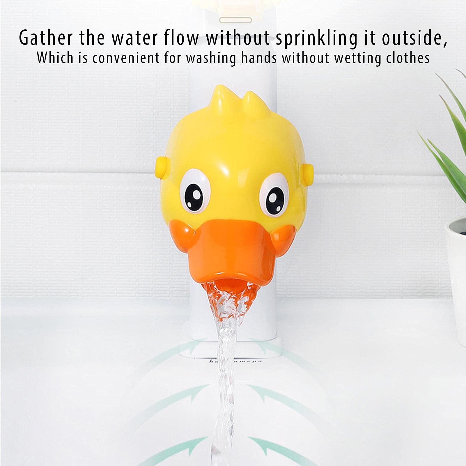 Cute little yellow duck faucet extender