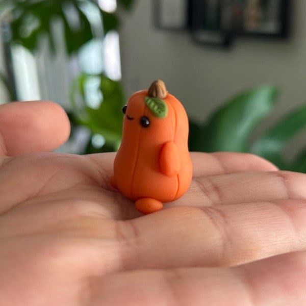 Mini Pumpkin Potato, desk buddy.