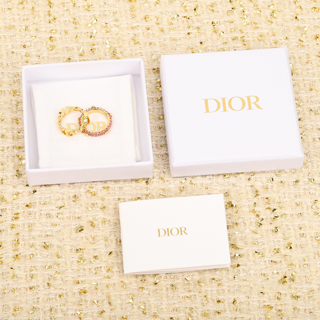 Dior two piece ring set