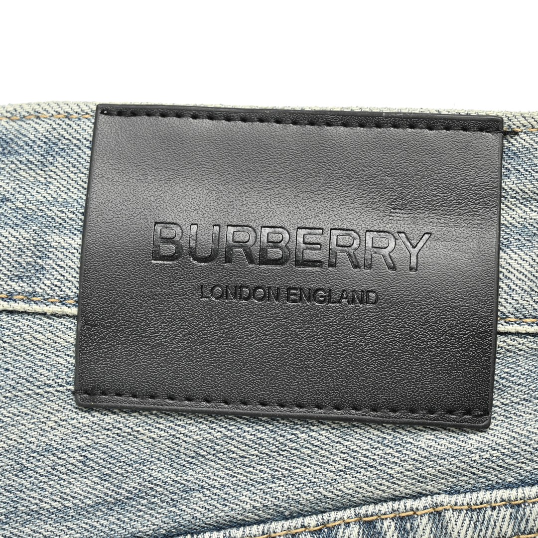 Burberry 23Fw pocket embroidered wheat ears jeans