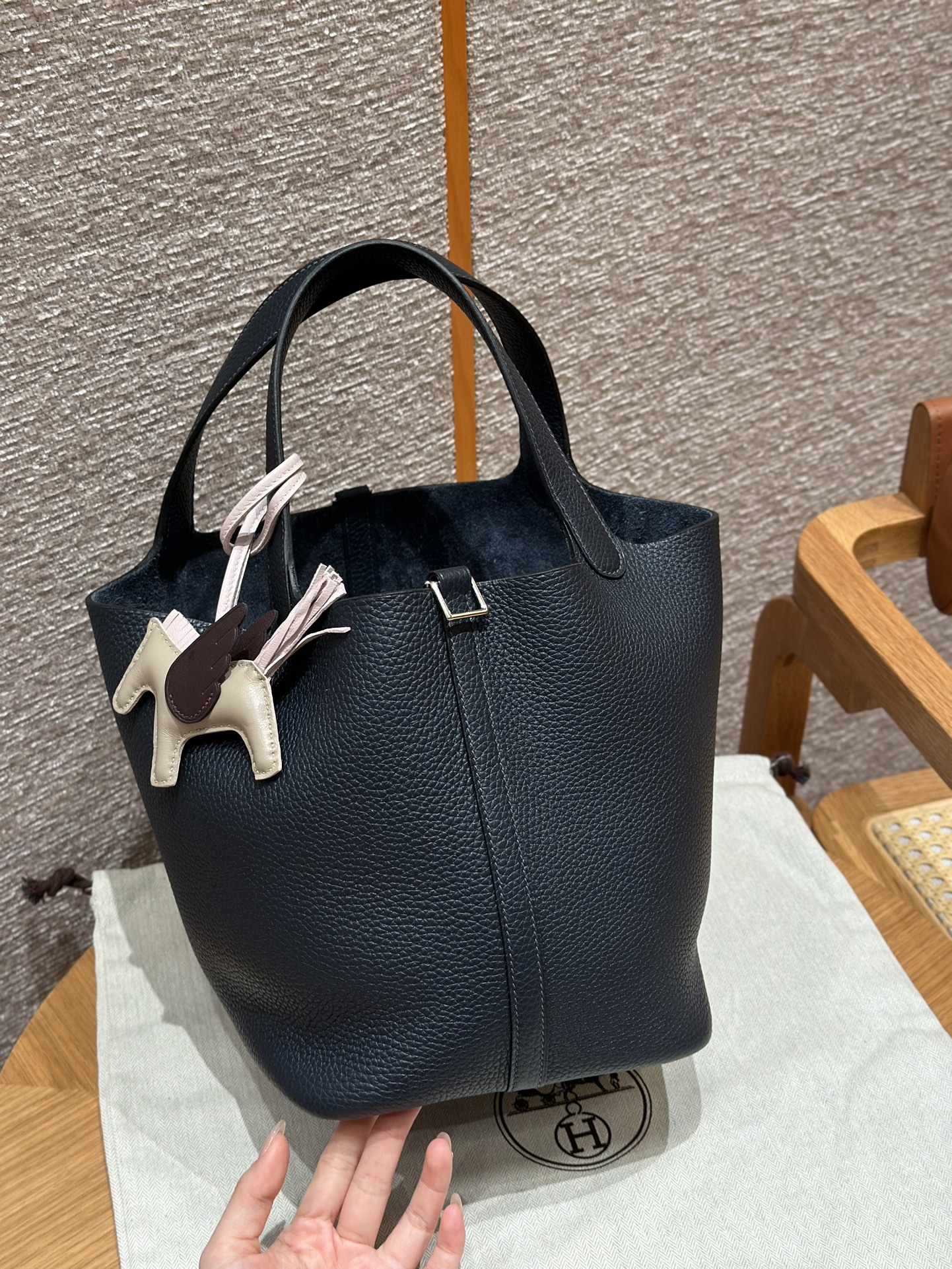 Hermès Picotin lo 2ZBlue nuit handbag (handmade to order)