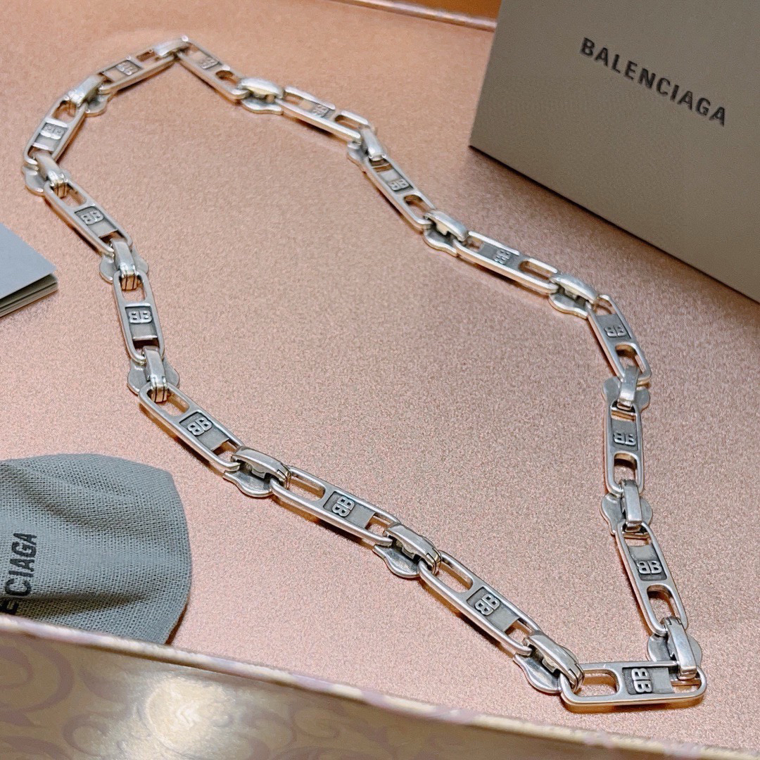 Balenciaga Zipper Pull Vintage Necklace