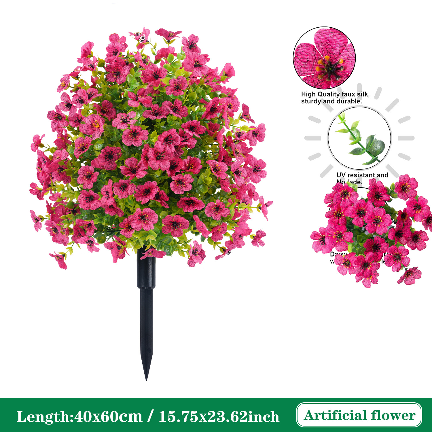 🌺🌺Artificial Violet Flower Potted Plant (UV Resistant - Spring and Summer Garden Decoration)